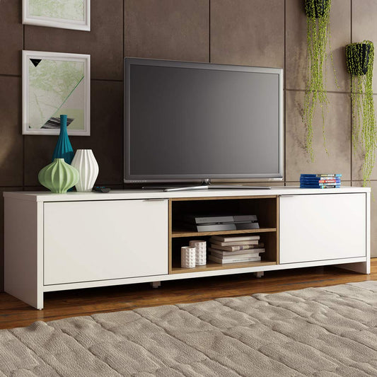 Alasd - TV - Stand with Storage Space and Cable Management, for TVs - Modern Furniture & Furnishings