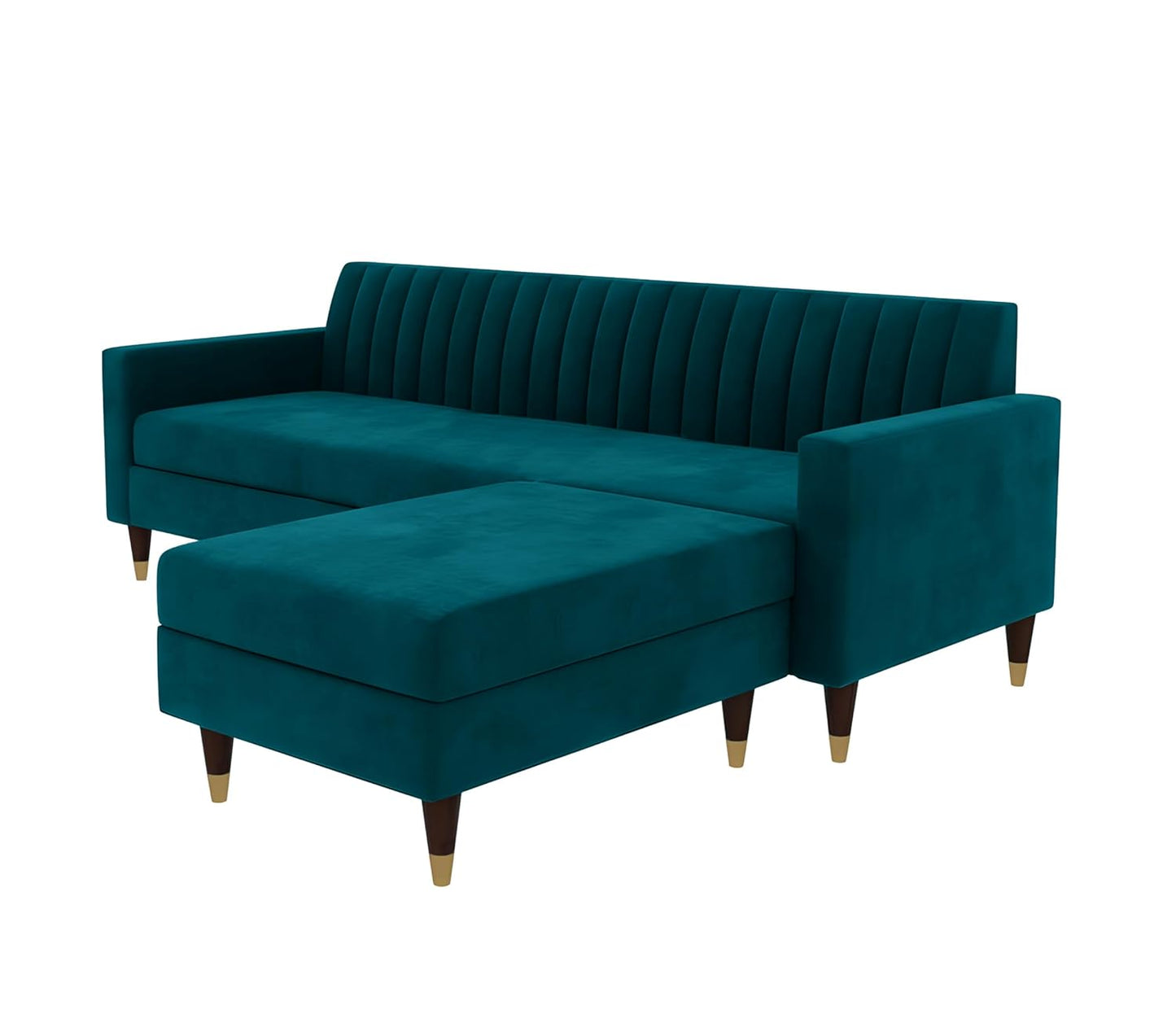 ALVMKAS - Ocean Blue Sofa - Modern Furniture & Furnishings