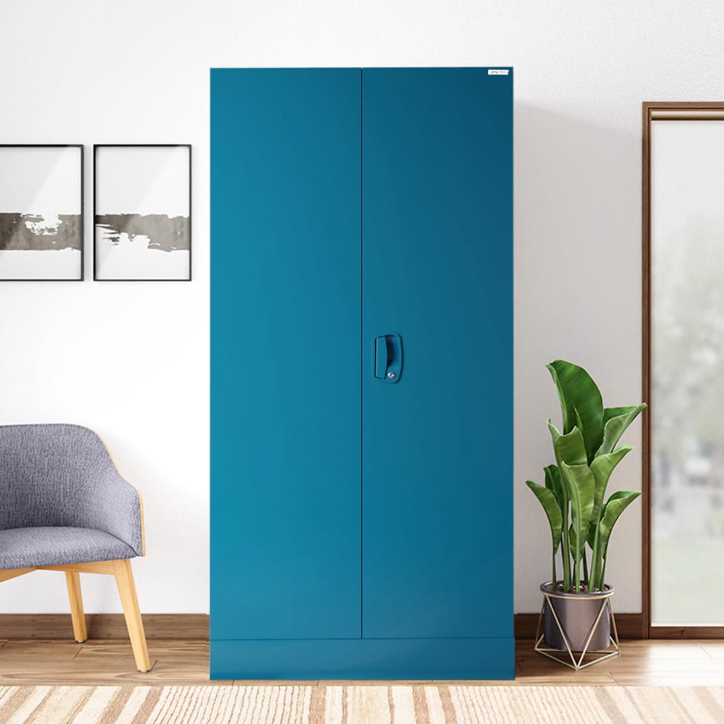 ASjkasd - 2 Door Steel Almirah - Modern Furniture & Furnishings