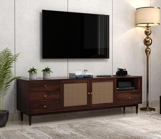 Entertainment Unit Cabinet with Storage - Modern Furniture & Furnishings