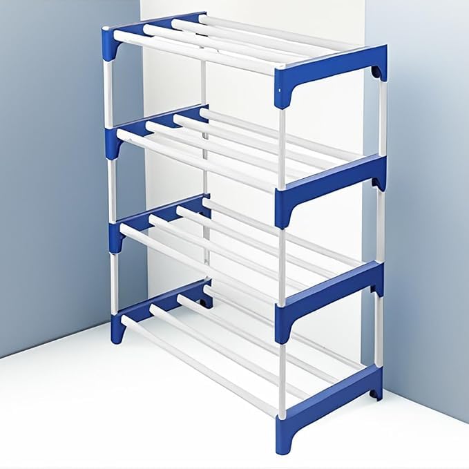 KALS - Tier Shoe Rack with Shelf - Modern Furniture & Furnishings