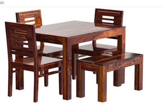 Sheesham Wood Dining Table - Modern Furniture & Furnishings