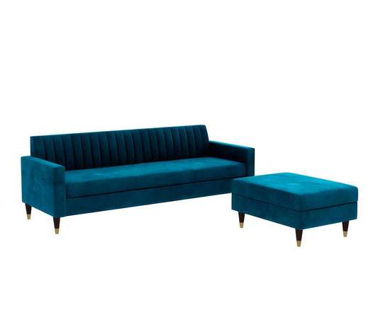 ALVMKAS - Ocean Blue Sofa - Modern Furniture & Furnishings