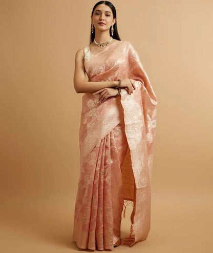 Floral Patterned Saree - Modern Furniture & Furnishings