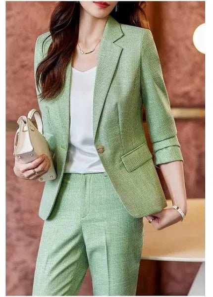 Green Three - Piece Suit For Women - Modern Furniture & Furnishings