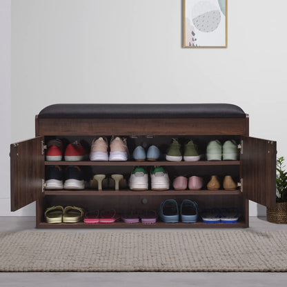 Horizontal Corner Shoe Rack - Modern Furniture & Furnishings