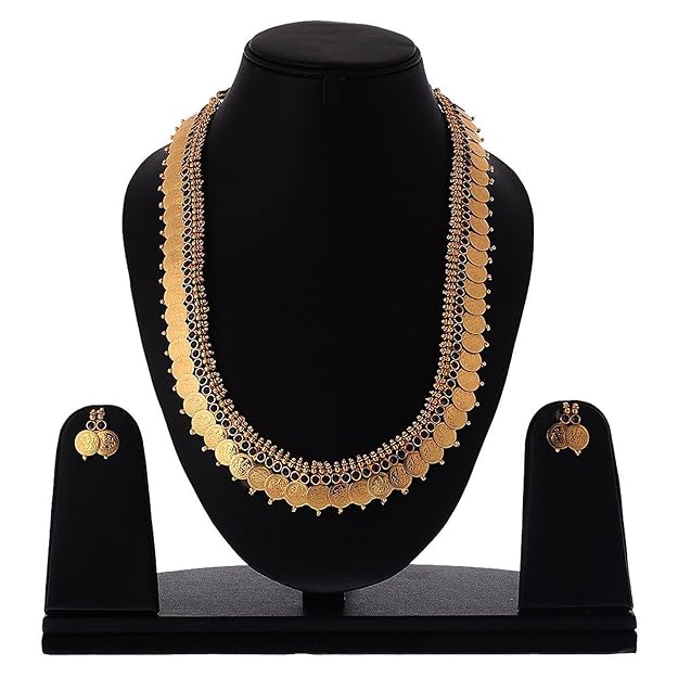 Jewellery Set Gold Plated Long Traditional - Modern Furniture & Furnishings