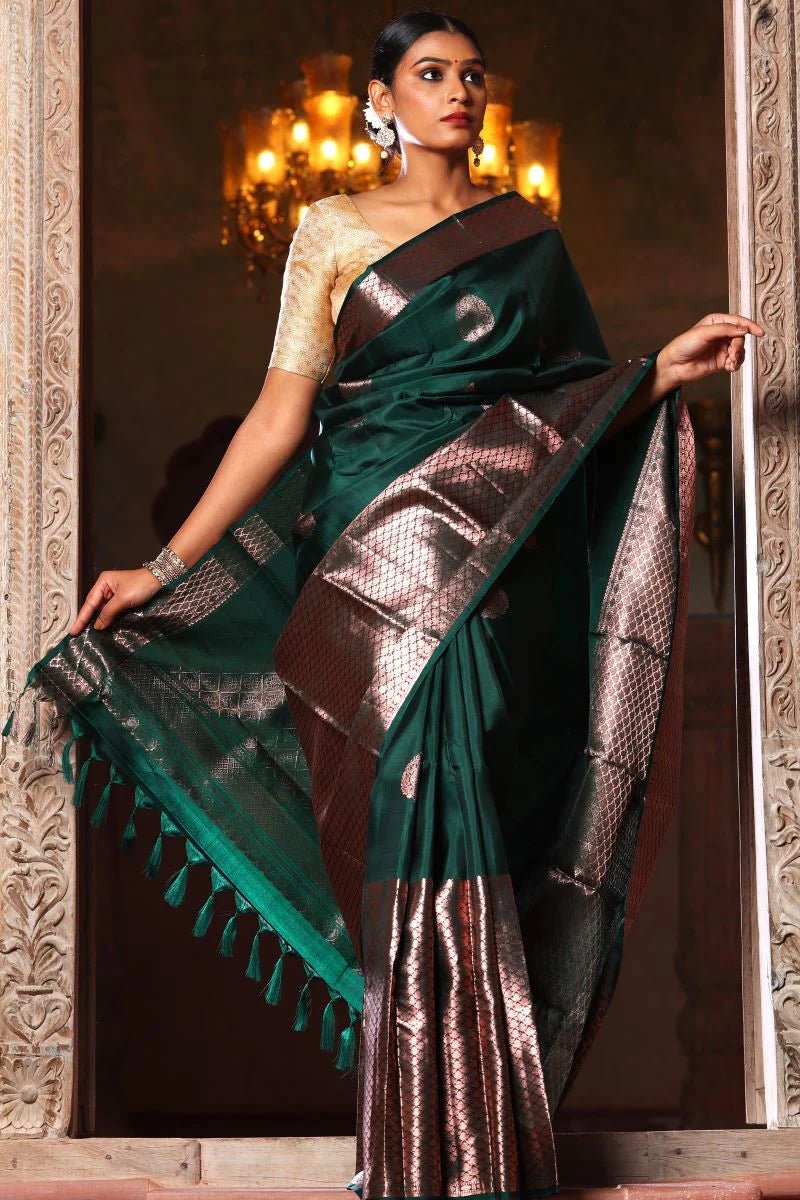 Kanjivaram Zari Silk Saree - Modern Furniture & Furnishings