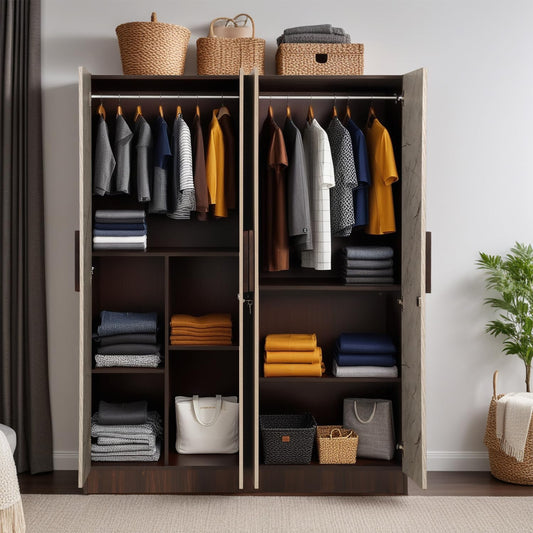 KlASdj - 4 Door Wardrobe - Modern Furniture & Furnishings
