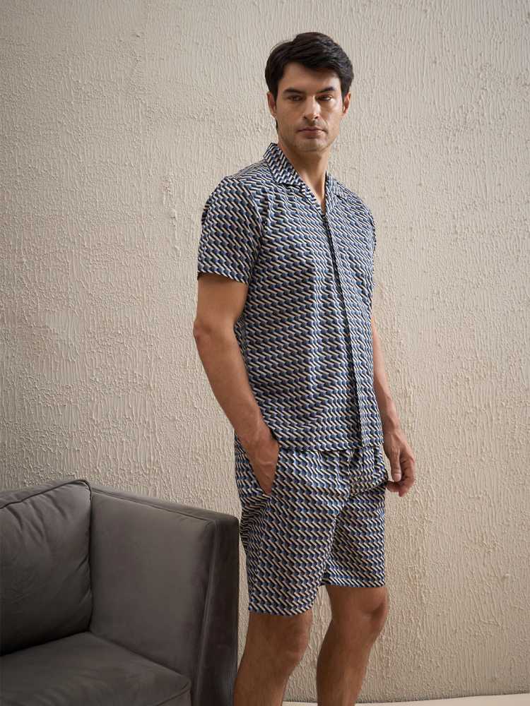 Lemnao - Men - Cotton - Night Suits - Modern Furniture & Furnishings