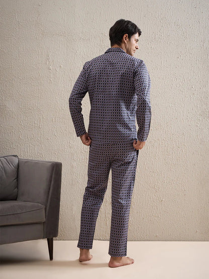 Lemnao - Men - Cotton - Night Suits - Modern Furniture & Furnishings