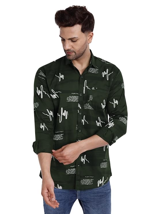 Man Printed Shirt - Modern Furniture & Furnishings