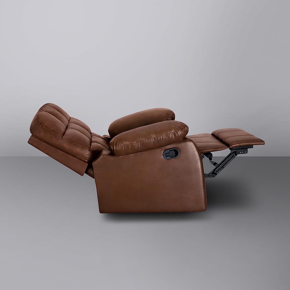 Manual Recliner with Durable Spring Support - Modern Furniture & Furnishings