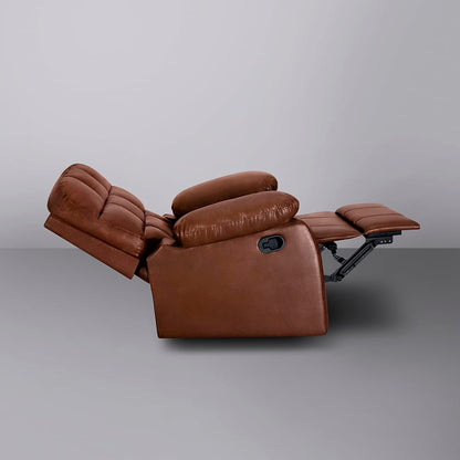 Manual Recliner with Durable Spring Support - Modern Furniture & Furnishings