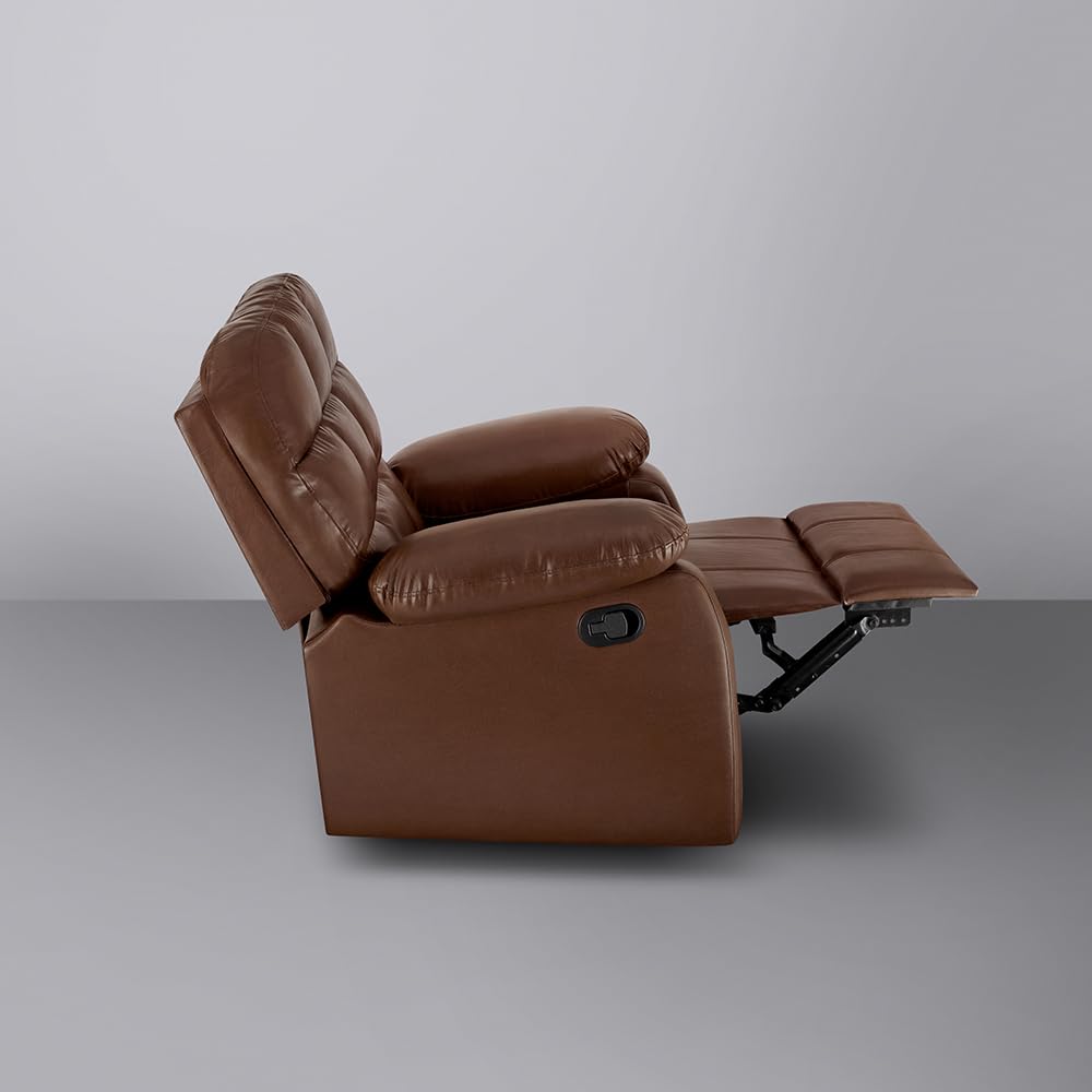Manual Recliner with Durable Spring Support - Modern Furniture & Furnishings