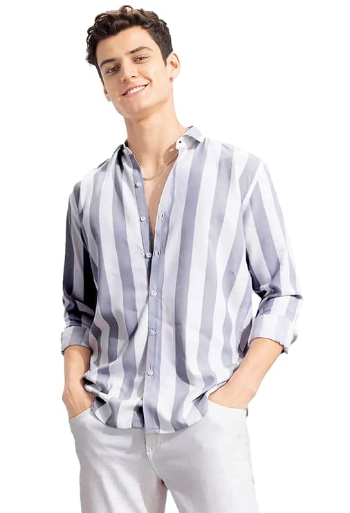 Men Striped Shirt - Modern Furniture & Furnishings