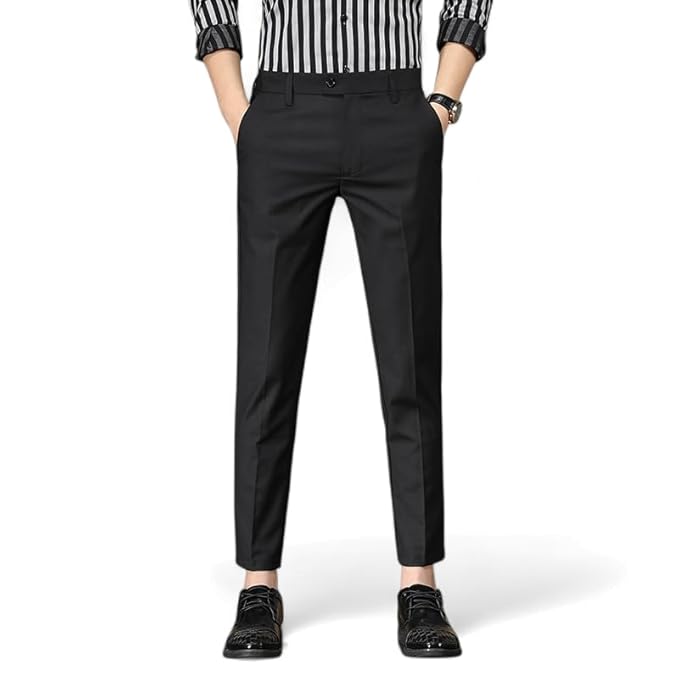 Men's Regular Fit Dress Trousers - Modern Furniture & Furnishings