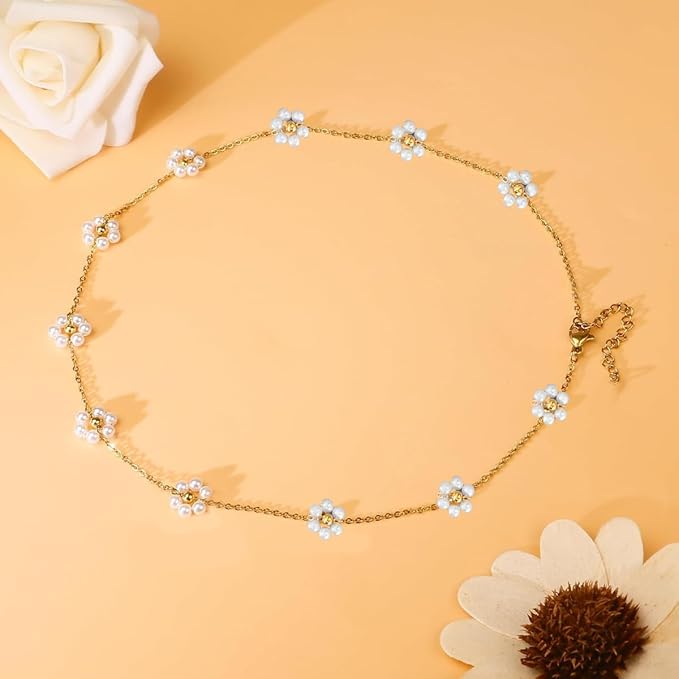 Pearl Necklace for Women Girls - Modern Furniture & Furnishings