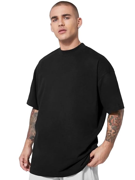 Round Neck T-shirt for Men - Modern Furniture & Furnishings