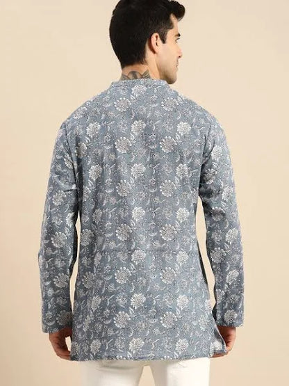 Floral Printed Straight Kurta