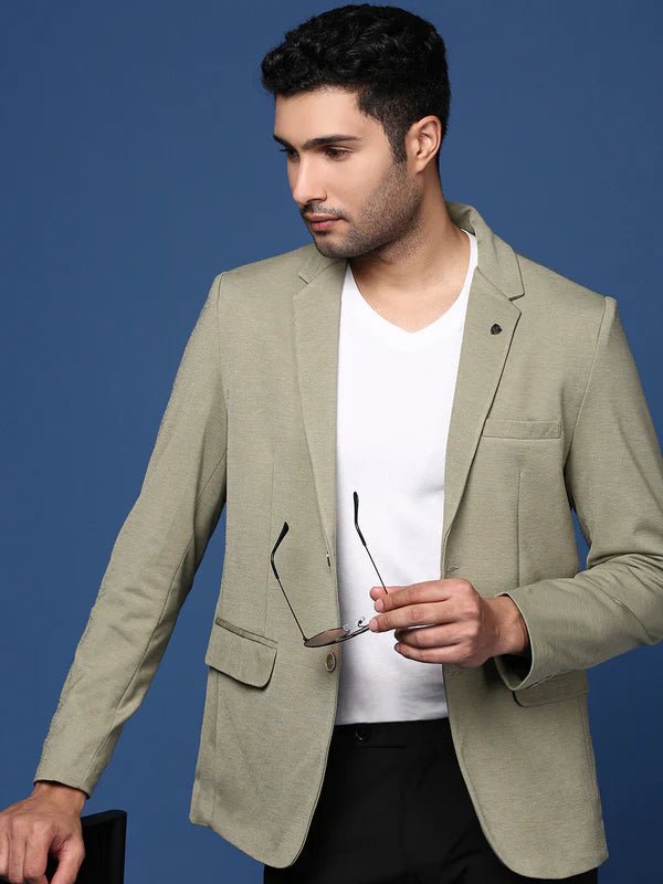 Slim Fit Single Breasted Blazer - Modern Furniture & Furnishings