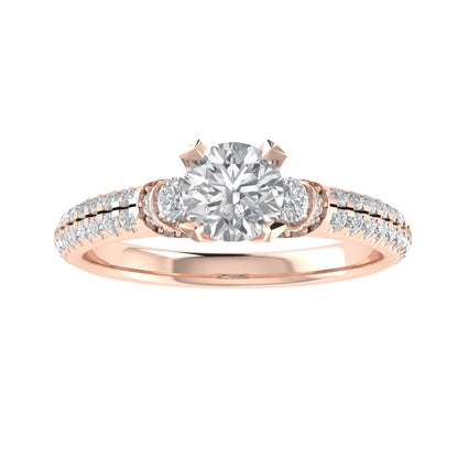 Vintage Style Three Stone Moissainte Engagement Ring - Modern Furniture & Furnishings