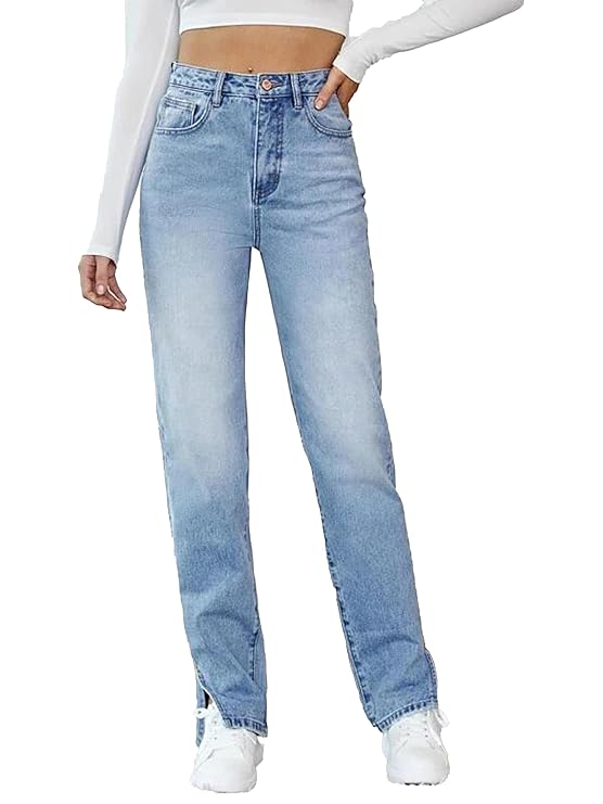 Women High Rise Cotton jeans - Modern Furniture & Furnishings