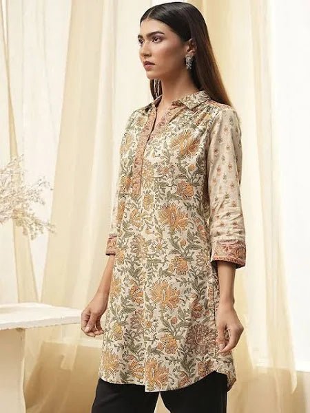 Women's Floral Printed Kurti - Modern Furniture & Furnishings