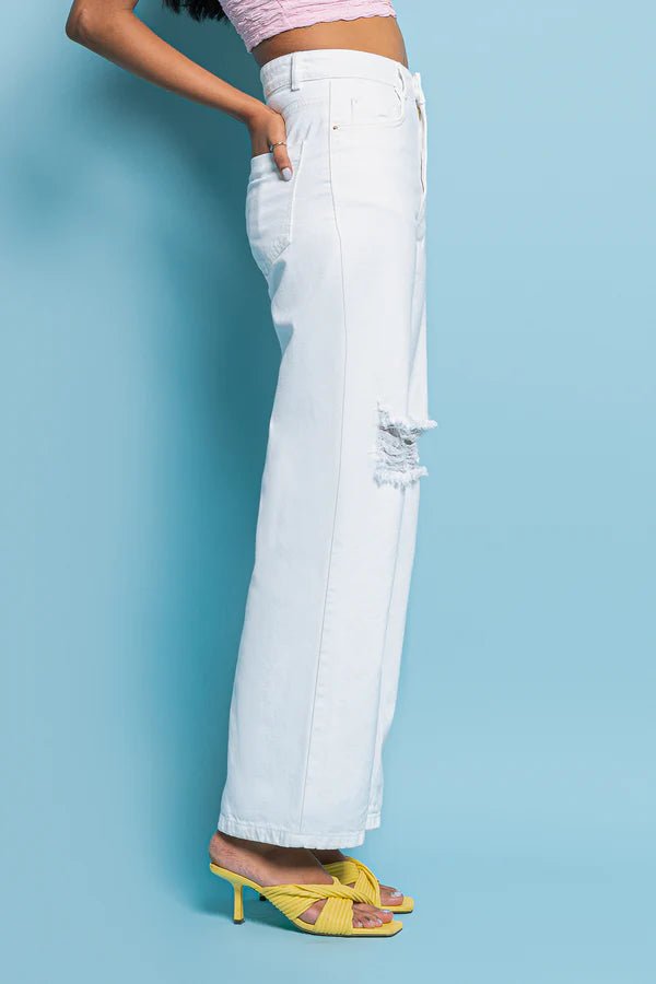 Women's white jeans - Modern Furniture & Furnishings