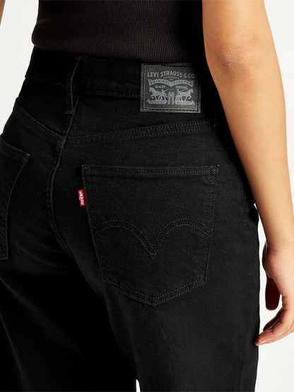 Women's Wide Leg Black Jeans - Modern Furniture & Furnishings